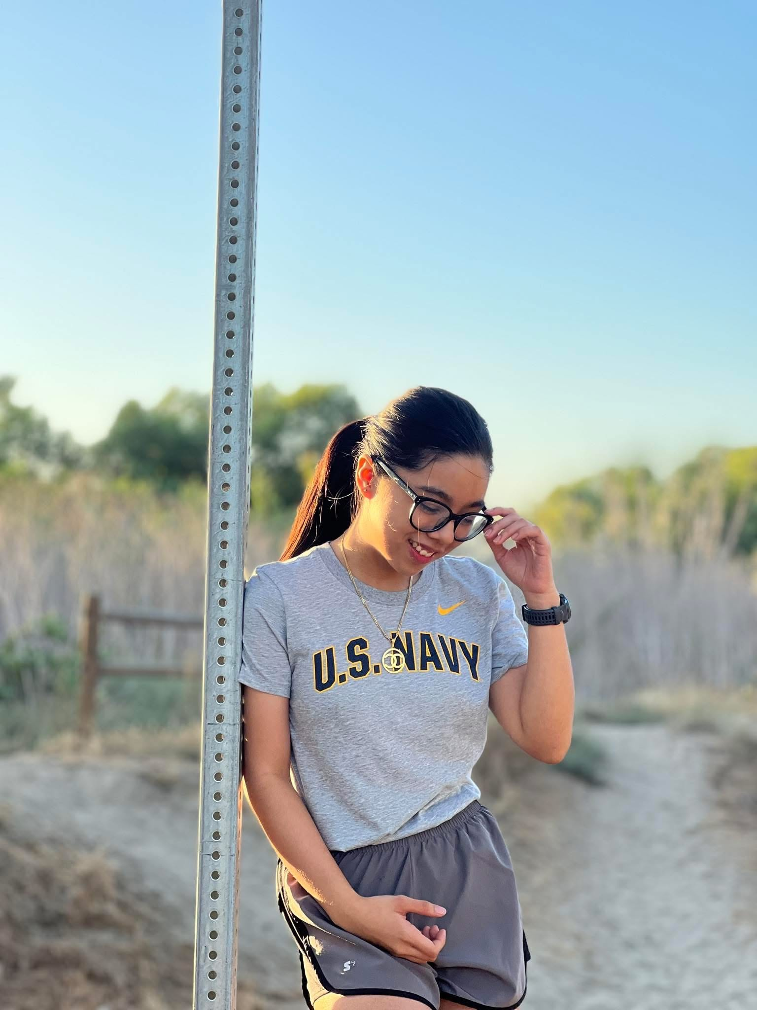 Jahnna enjoying time outdoors